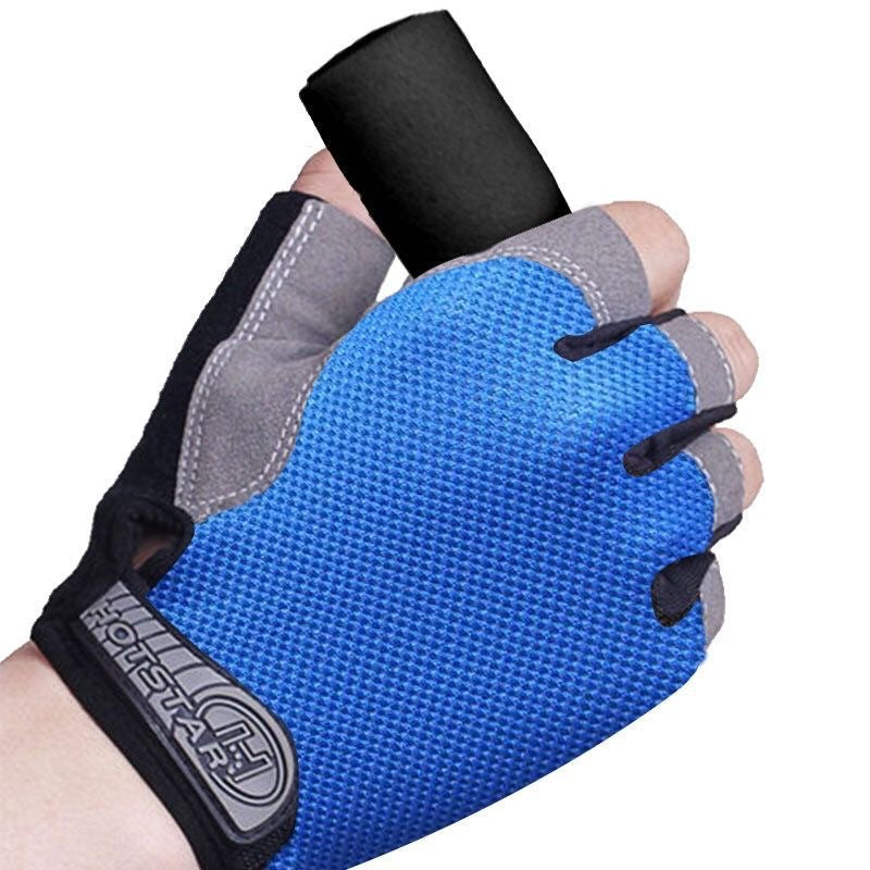 Half Finger Gloves Men's Outdoor Fitness Sports Thin Breathable Non-slip Wear-resistant Mountaineering Rock Climbing Exhibit Finger Gloves For Women