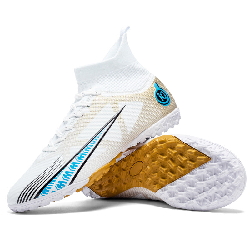 Men's High-Top AG Spike Soccer Shoes
