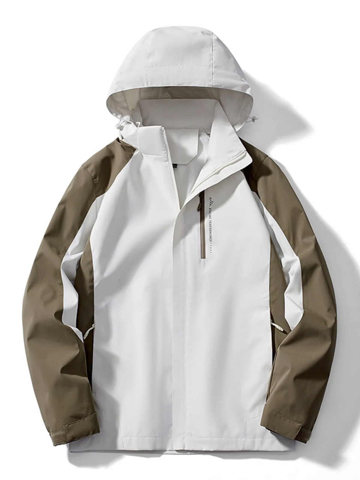 Men's Plus Size Waterproof Hooded Outdoor Jacket