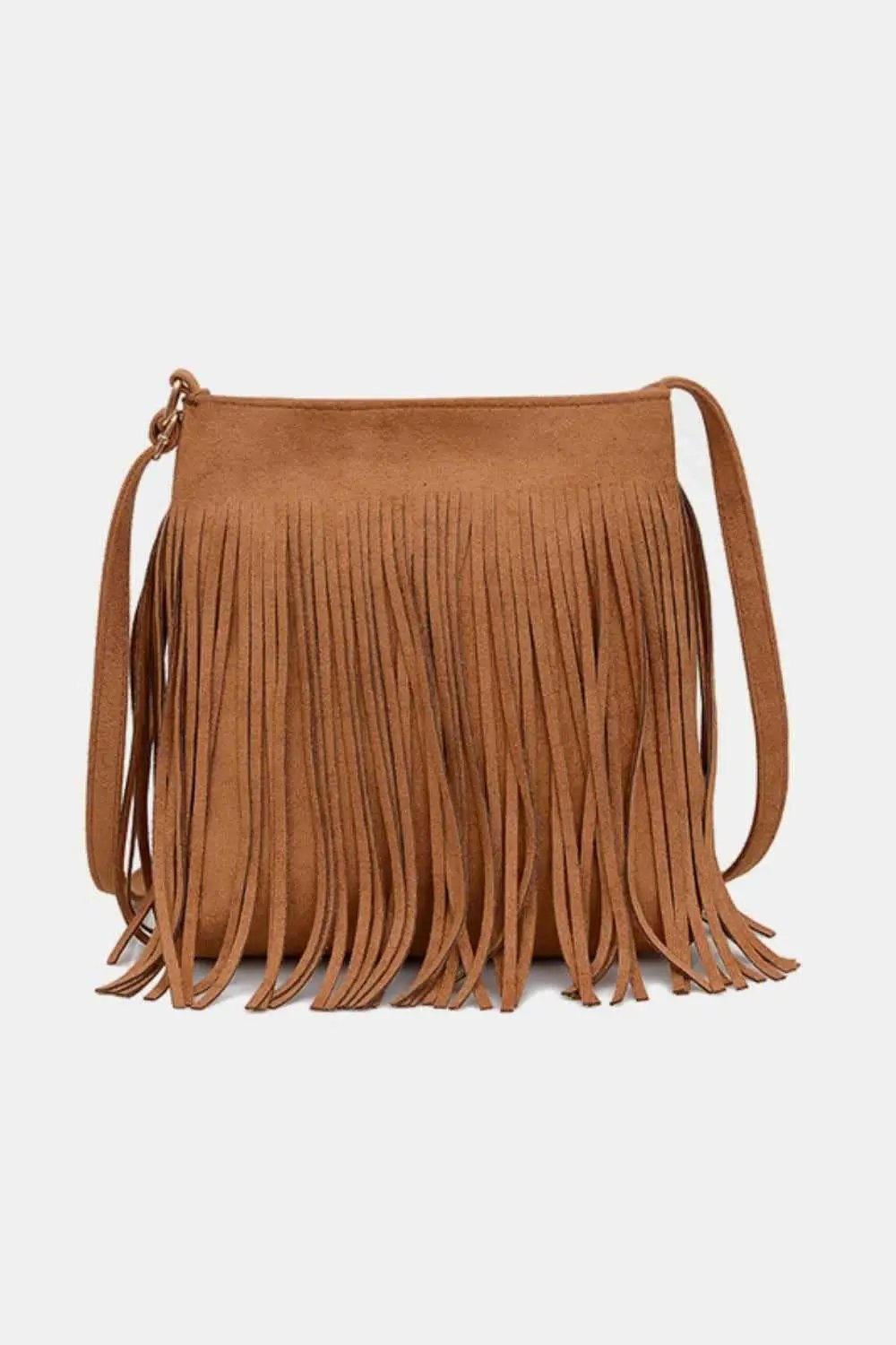 Accessories Trendsi Suede Fringe Bag + Everyday Style + Women's Crossbody + Chic, Small