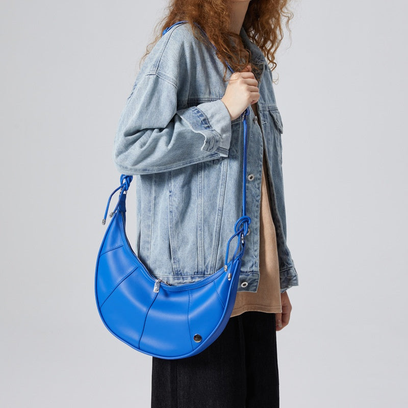 Soft Crescent Shoulder Bag