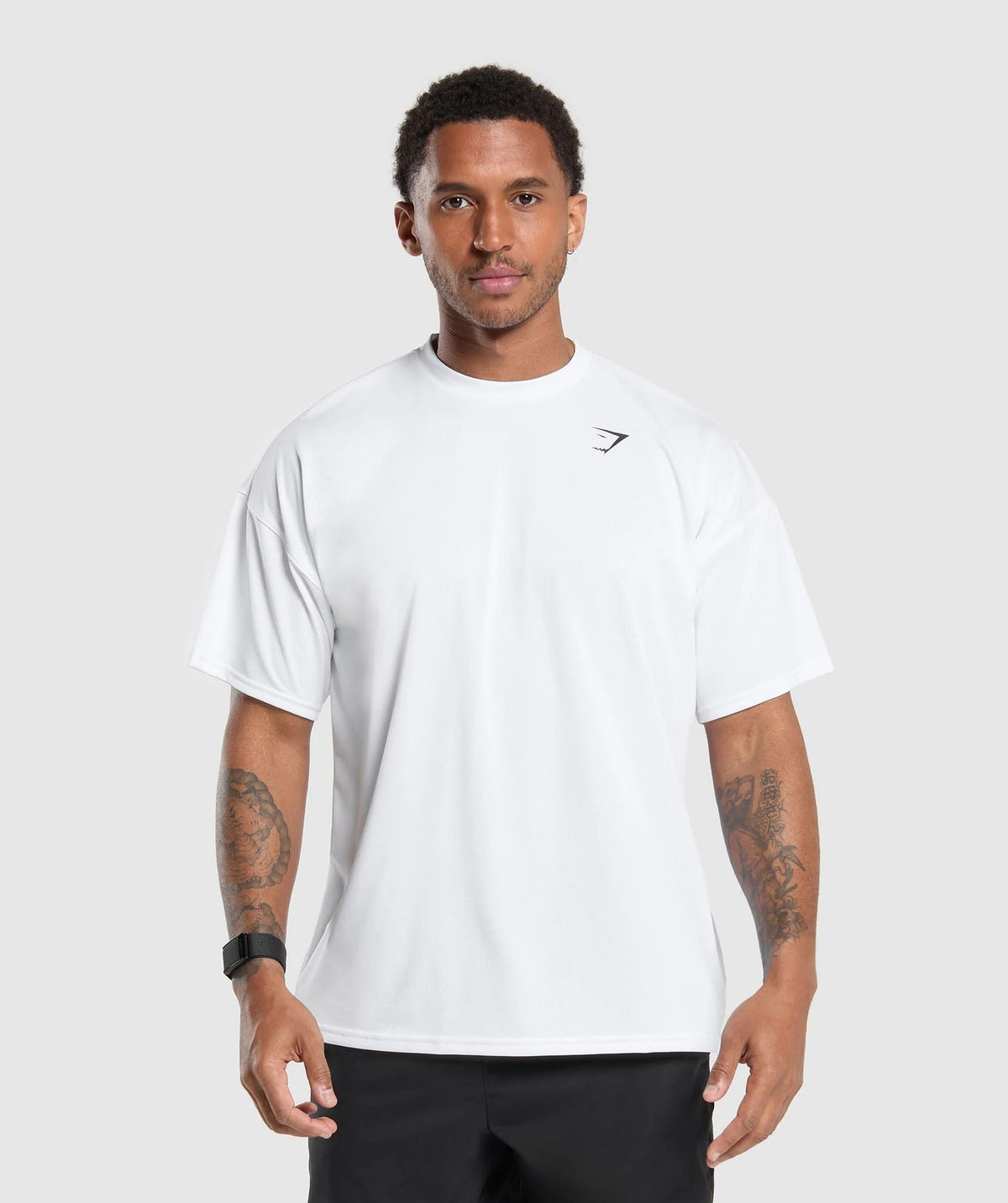 Men's Running Fitness T-Shirt Casual Breathable Loose-Fitting Top