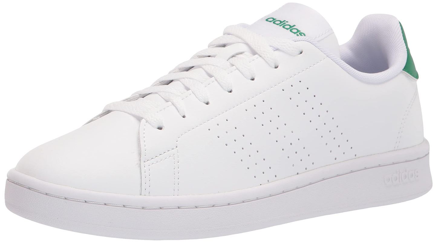 adidas Mens Advantage Racquetball Shoe White/White/Green 14