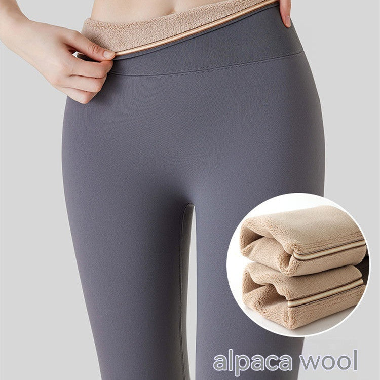 Leggings de mujer de tiro alto, forrados de forro polar y con efecto levantacolas