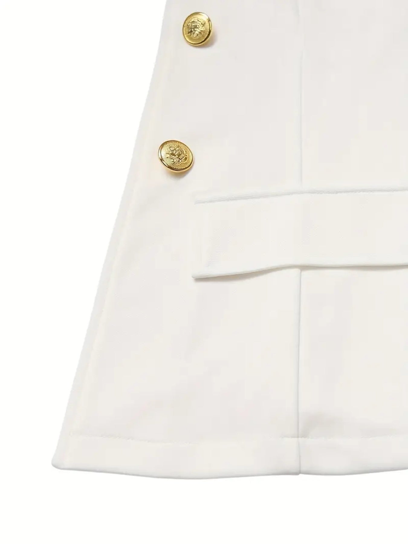 Conjunto de traje cruzado profesional para mujer