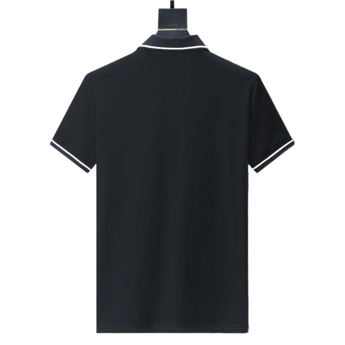 Celine Black T-Shirt With Collar