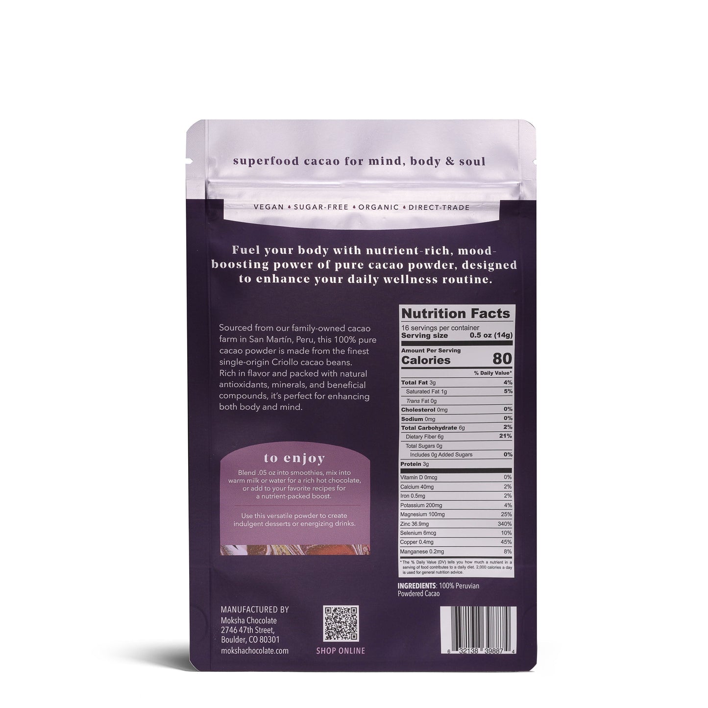 Ceremonial Reserve™ Ground Cacao Powder