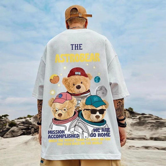 Camiseta de manga corta estampada para hombre