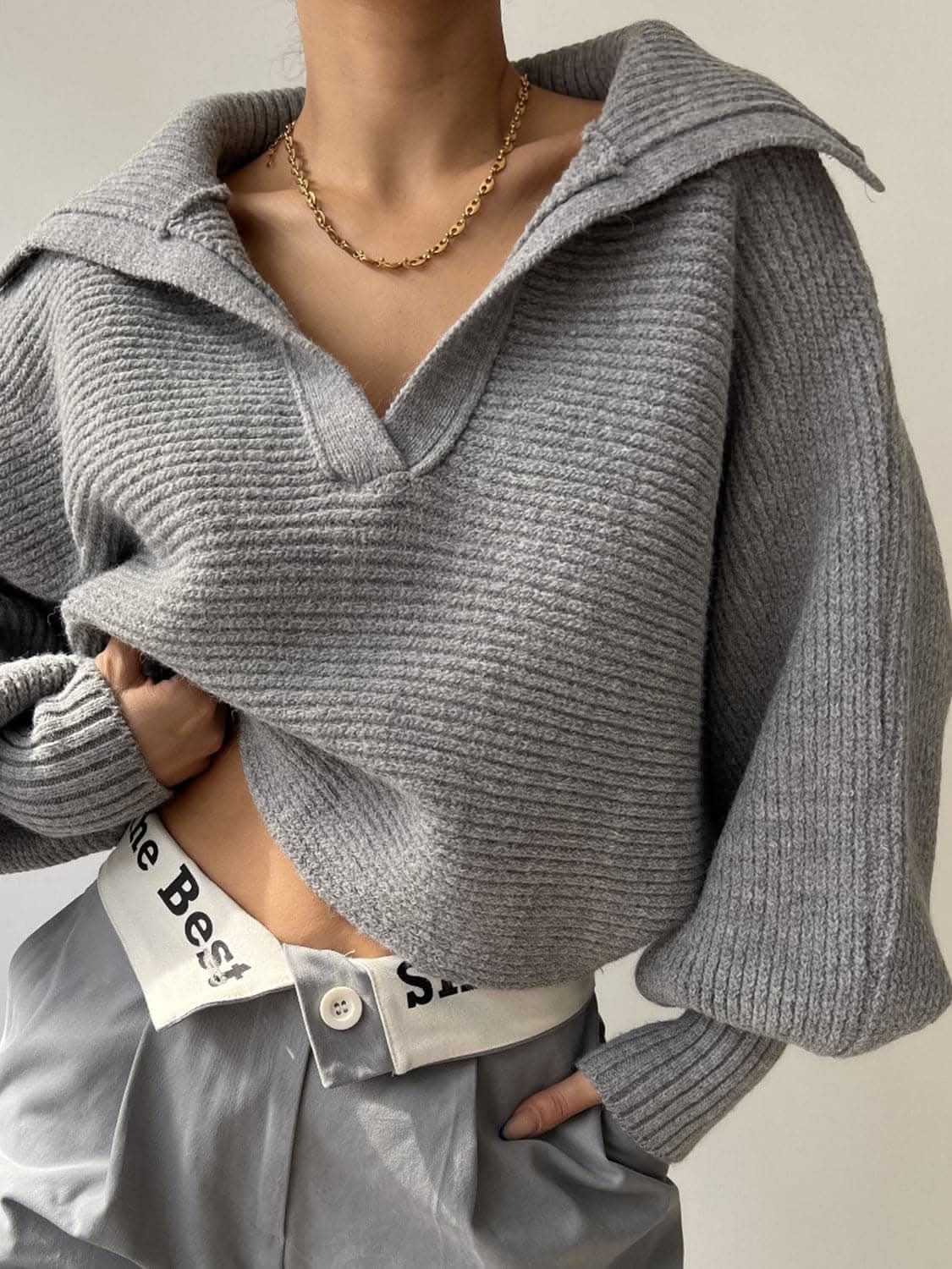 Sweaters Trendsi Johnny's cozy long sleeve sweater