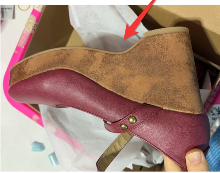 Chunky Heel Platform Sandals