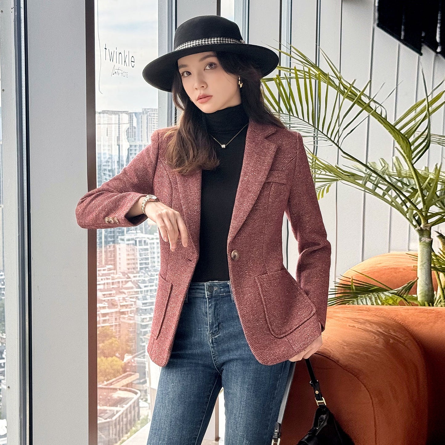 Springautumn New-season Sophisticated Wool Coat