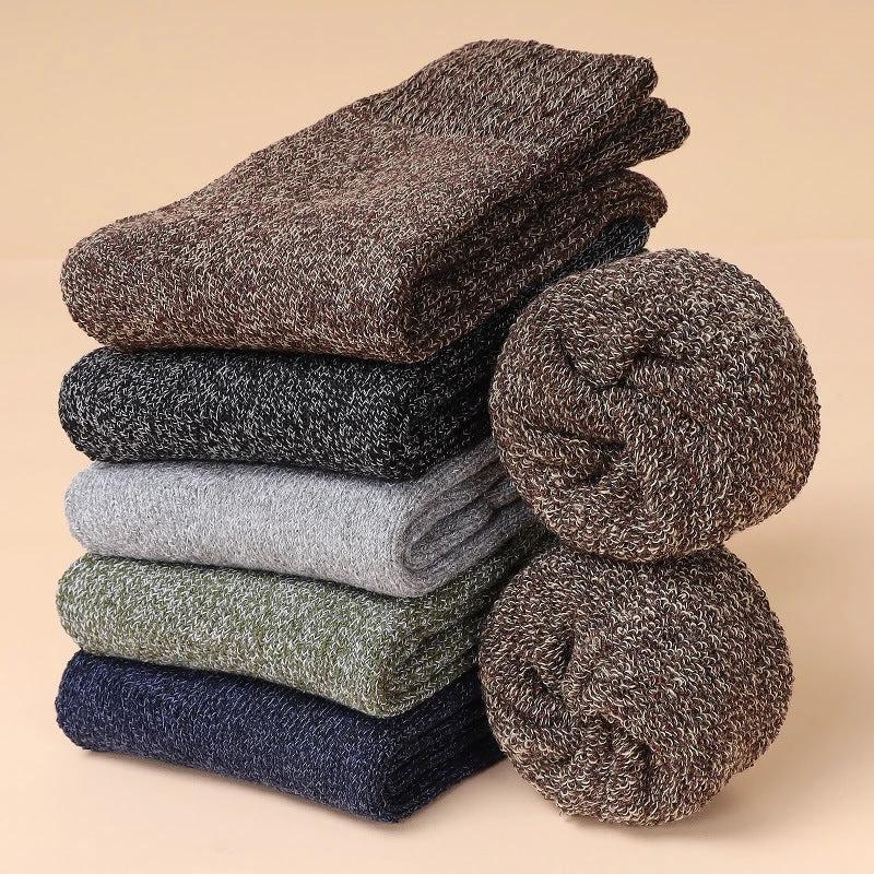 Men's 5-10 Pairs Retro Thick Socks