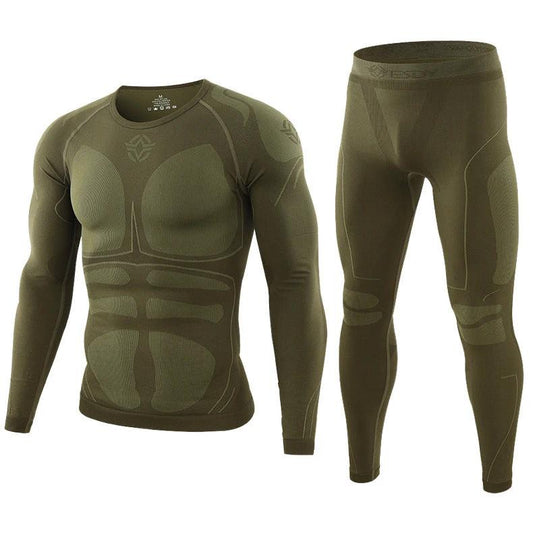 Ropa interior térmica deportiva de exterior para hombre, transpirable y que absorbe la humedad