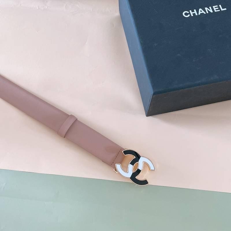 Chanel Women Logo Banding Belt 'Beige'