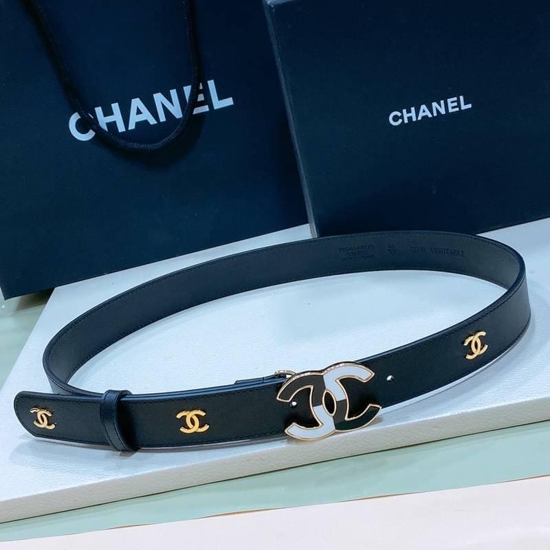 Chanel Women Logo Banding Belt 'Black'