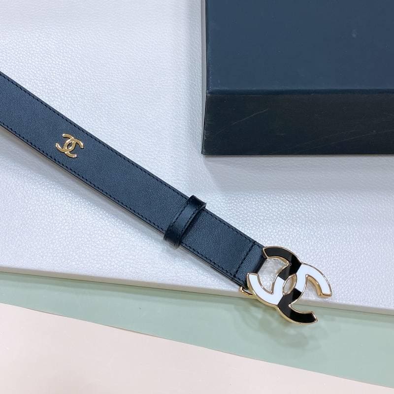 Chanel Women Logo Banding Belt 'Black'