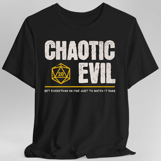 Camiseta Maligno Caótico - Camiseta Alineamiento D&D