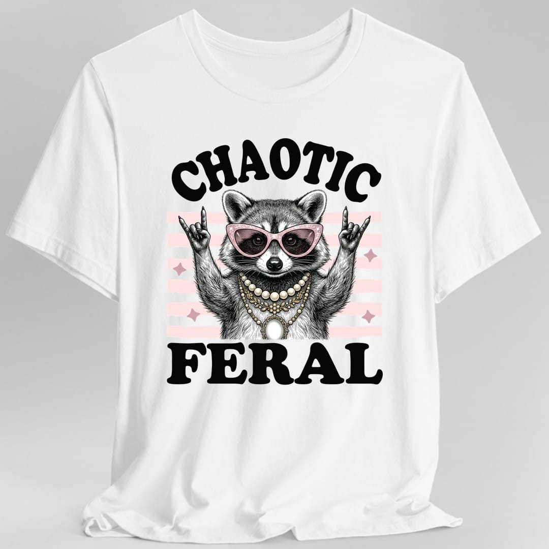 Chaotic Feral Raccoon T-Shirt