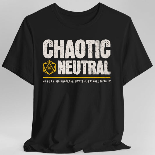Camiseta Neutral Caótica - Camiseta de Alineamiento DnD