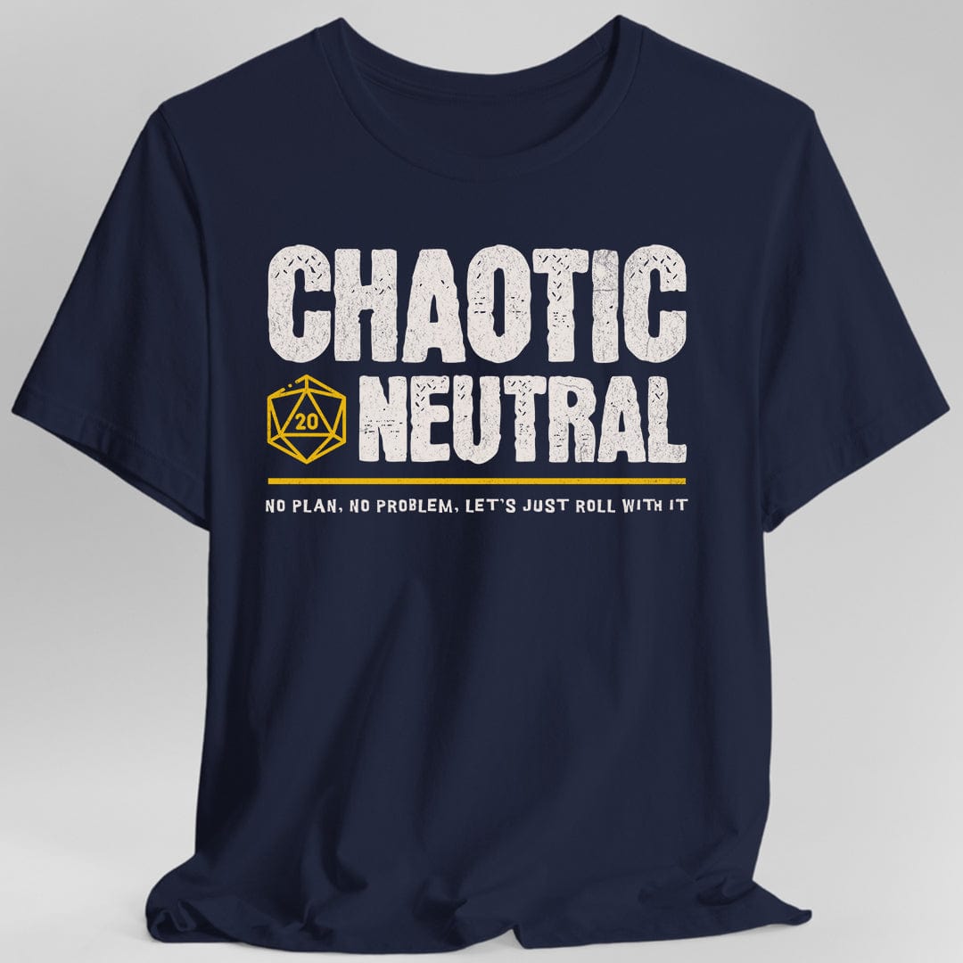 Camiseta Neutral Caótica - Camiseta de Alineamiento DnD