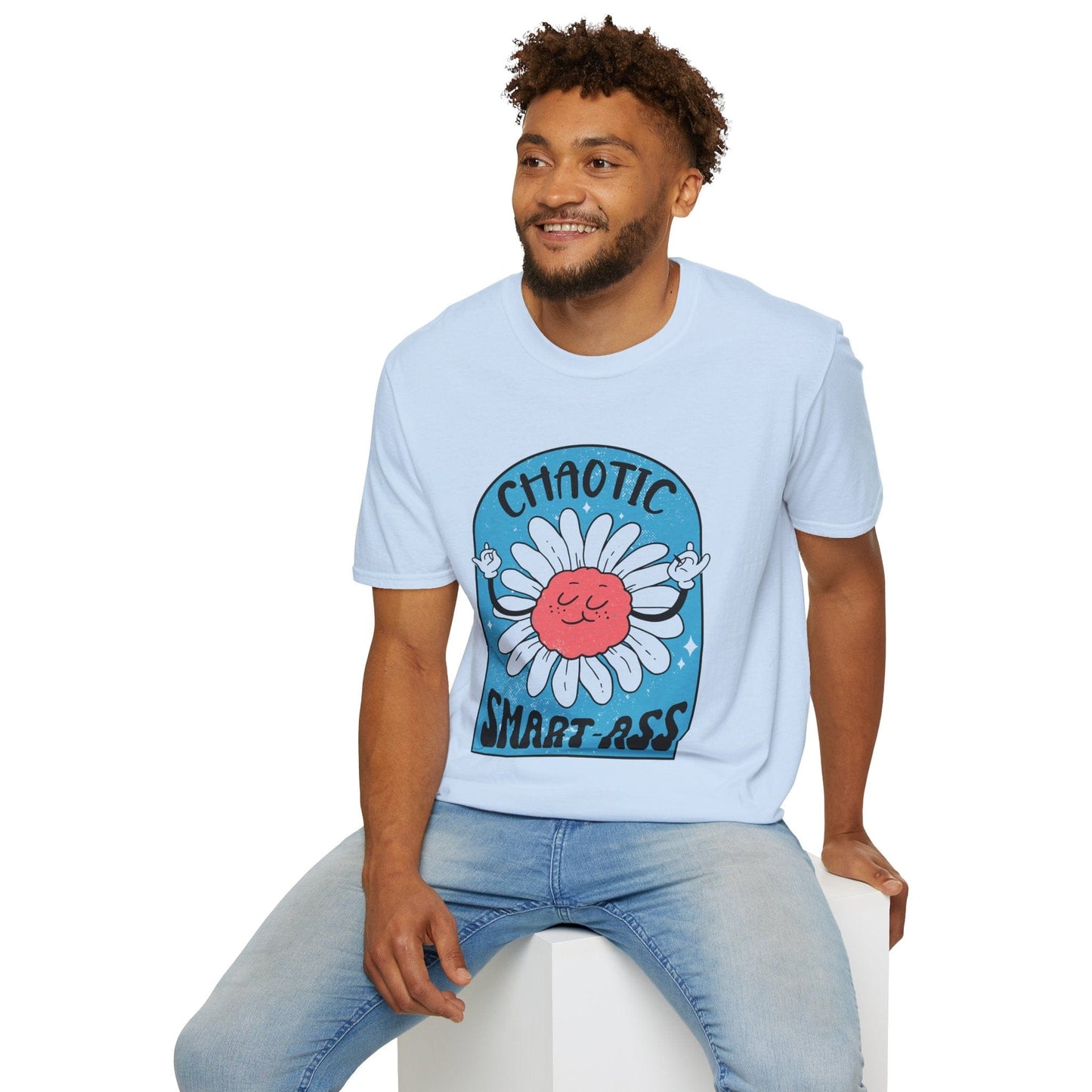 Camiseta con diseño divertido "Alineamiento Caótico Sabelotodo"