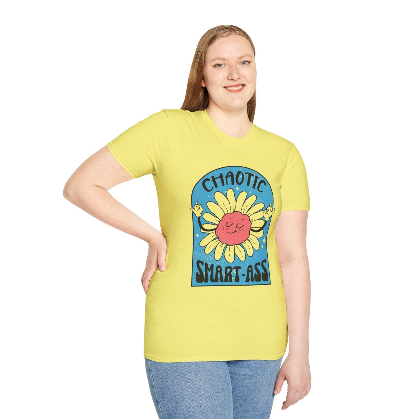 Camiseta con diseño divertido "Alineamiento Caótico Sabelotodo"
