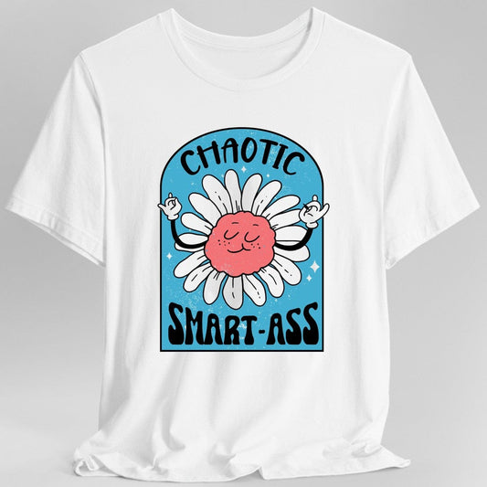 Camiseta con diseño divertido "Alineamiento Caótico Sabelotodo"