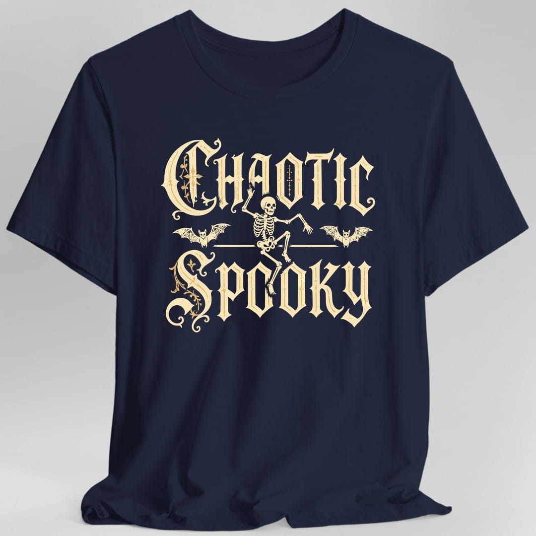 Chaotic Spooky Skeleton T-Shirt