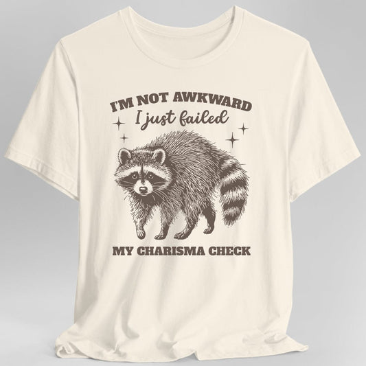 Camiseta de chequeo de carisma