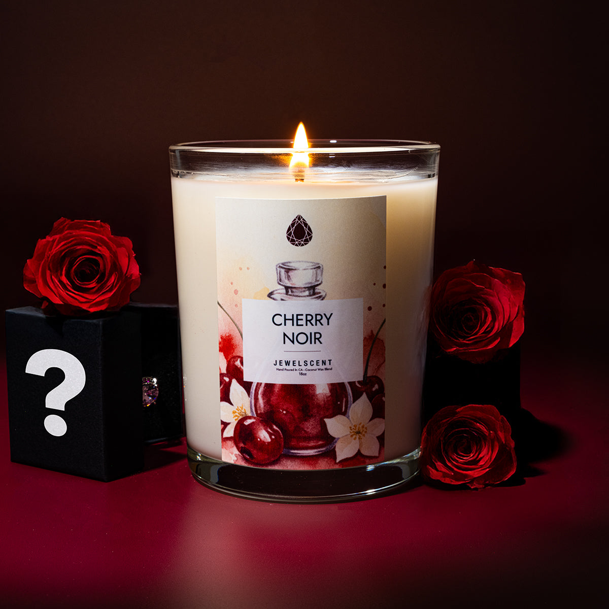 Cherry Noir 18oz Mystery Jewelry Candle