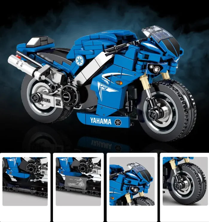 Children's Motorcycle Building Block Ornaments - # BOT&G52710008