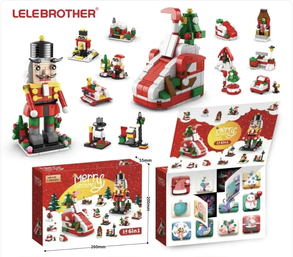 Christmas Blind Box Poking Hole Music Children Assembling - # BOT&G522510004