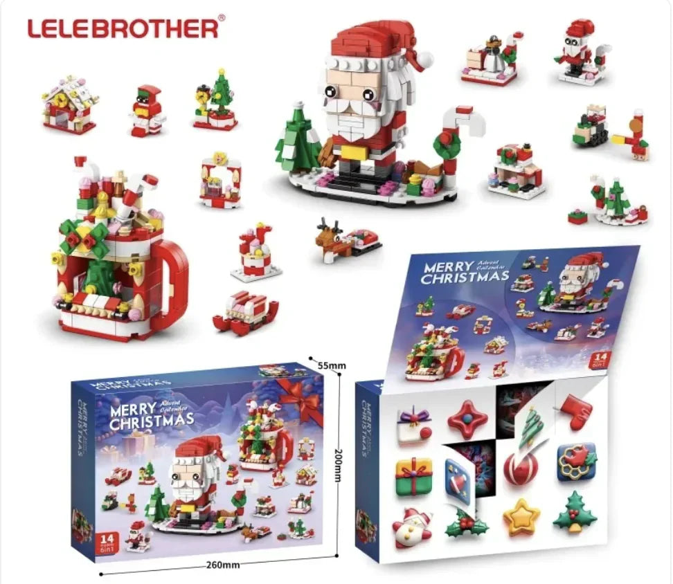 Christmas Blind Box Poking Hole Music Children Assembling - # BOT&G522510004