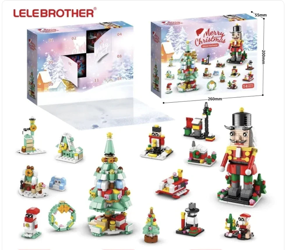 Christmas Blind Box Poking Hole Music Children Assembling - # BOT&G522510004