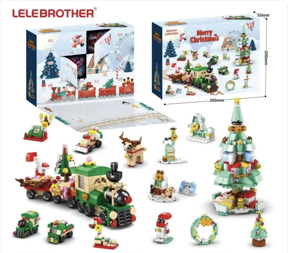 Christmas Blind Box Poking Hole Music Children Assembling - # BOT&G522510004