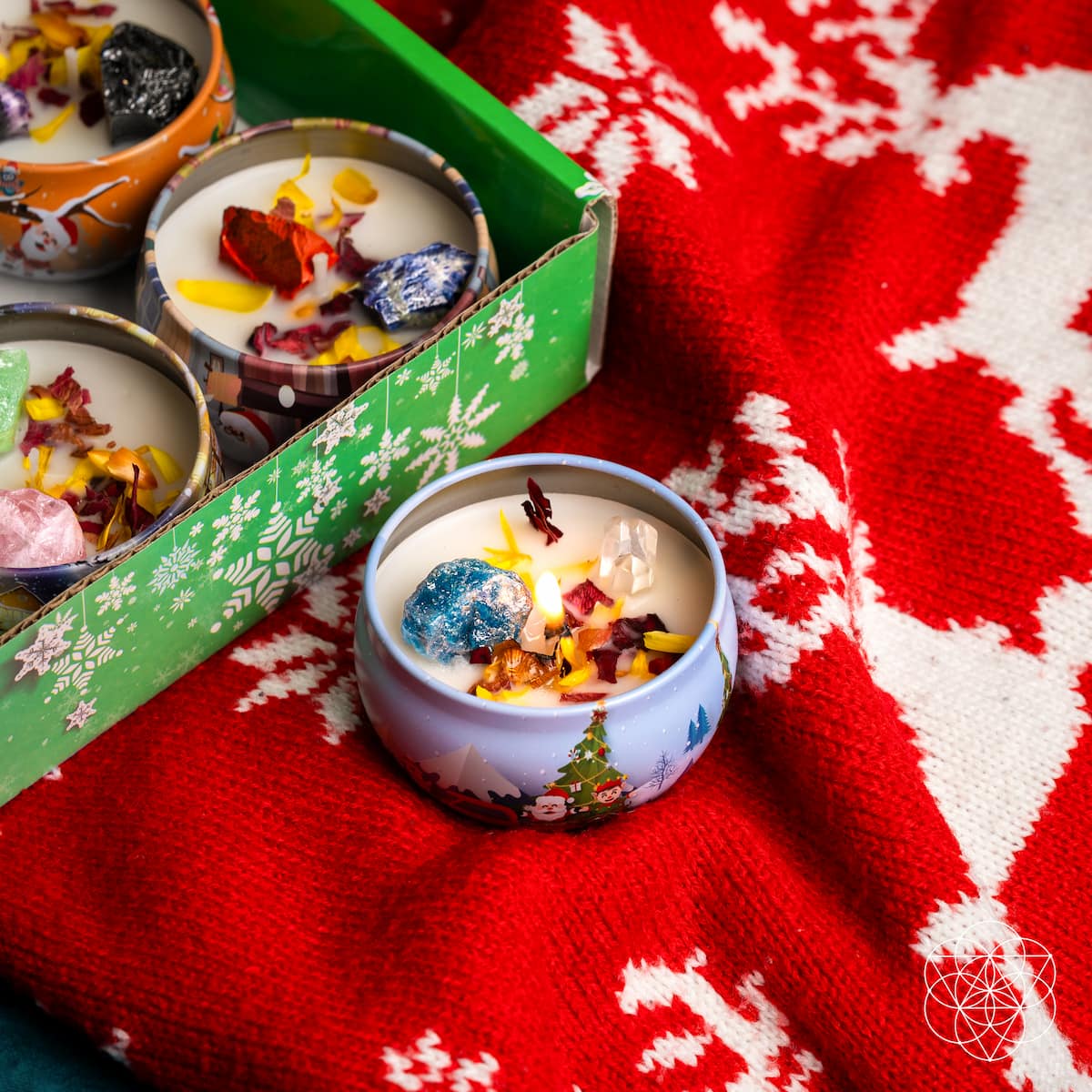 Set de velas navideñas: Menos estrés, más alegría