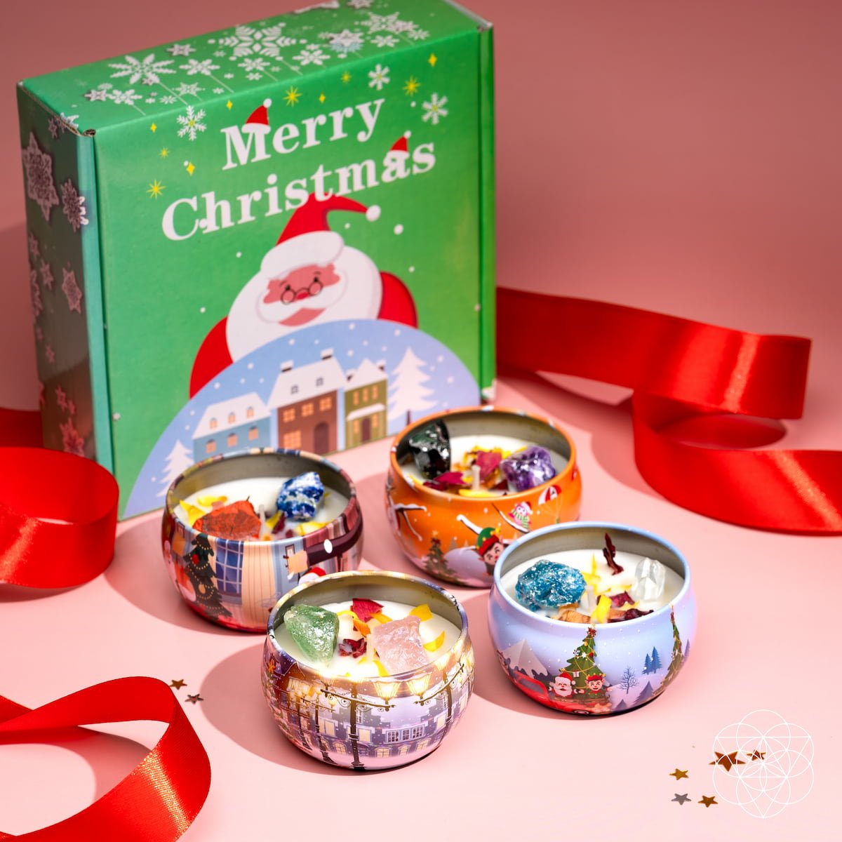 Set de velas navideñas: Menos estrés, más alegría
