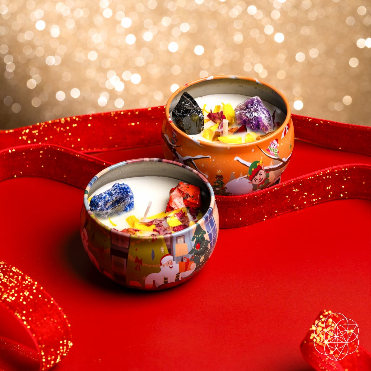 Set de velas navideñas: Menos estrés, más alegría