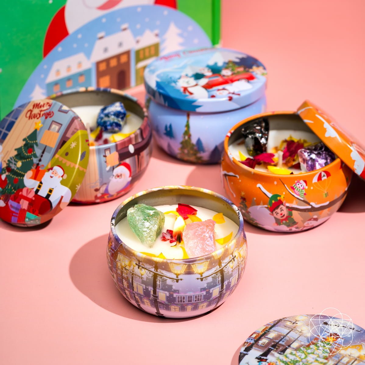 Set de velas navideñas: Menos estrés, más alegría