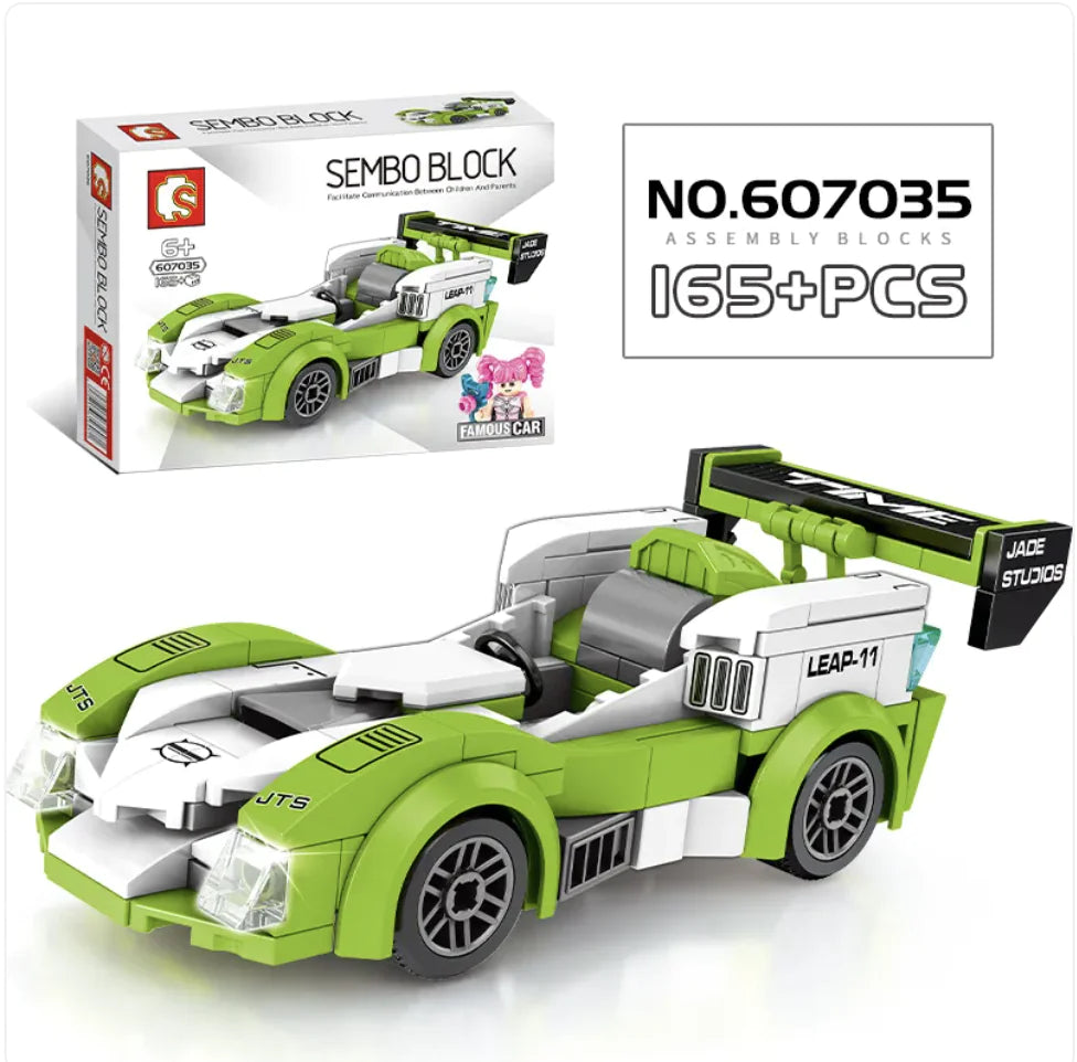 City Racing Building Blocks Set - Educational Car Story Toys for Children - # BOT&G52710007