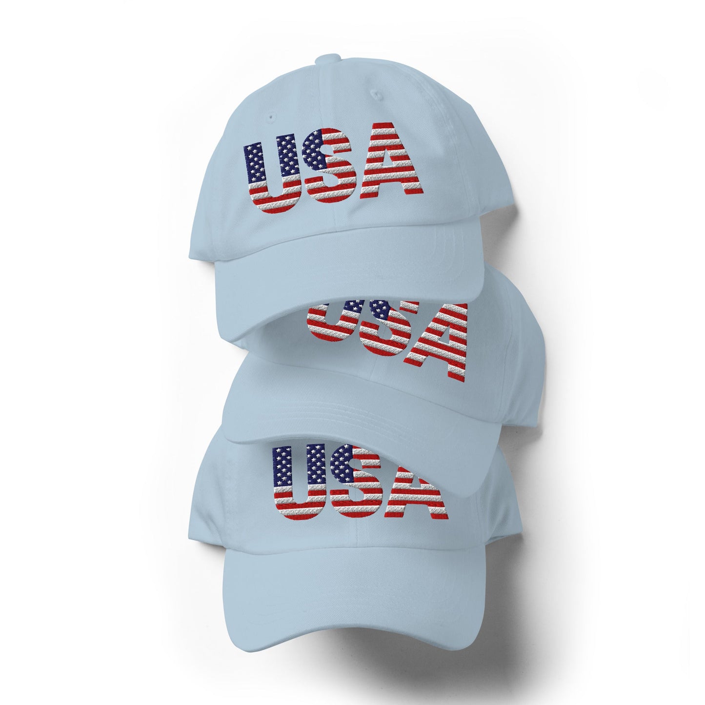 Gorra de béisbol de EE. UU. - Bordado de 1 lado
