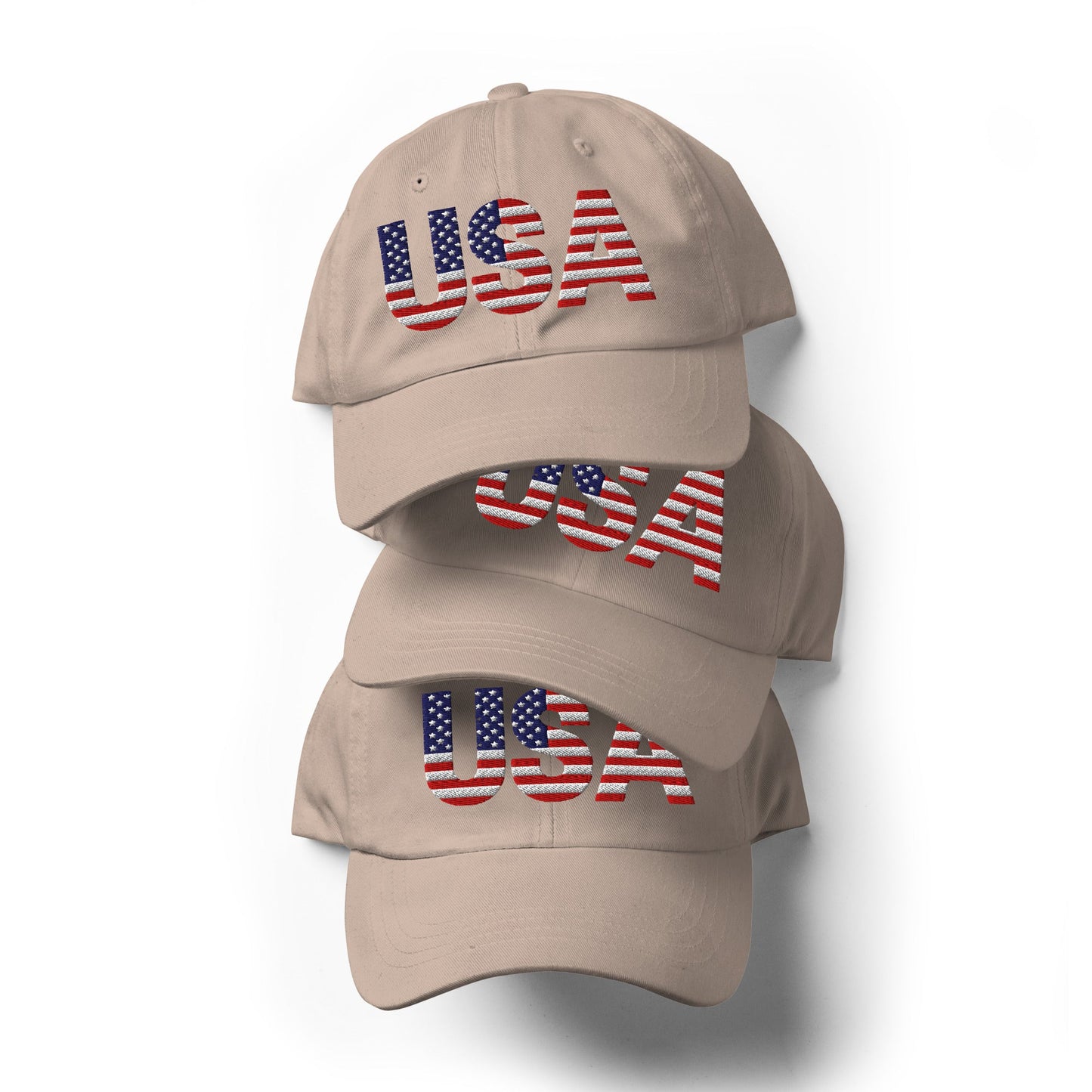 Gorra de béisbol de EE. UU. - Bordado de 1 lado