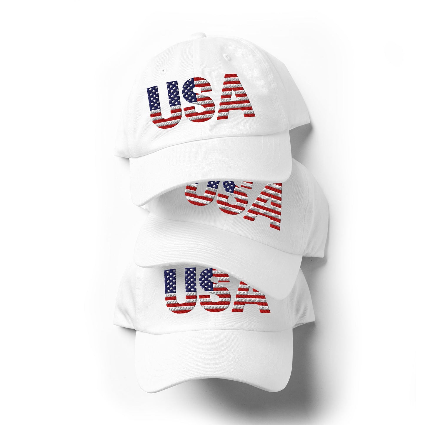 Gorra de béisbol de EE. UU. - Bordado de 1 lado