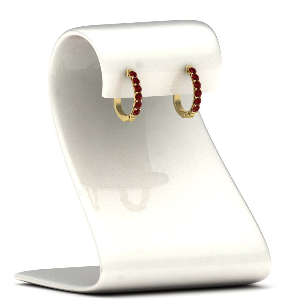 Modern Huggie Hoop Earrings