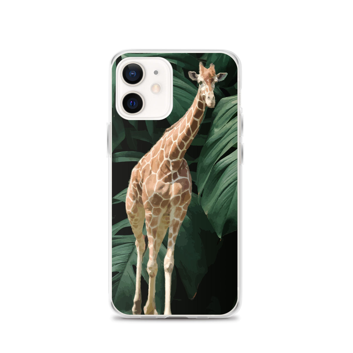 Tall Giraffe on Greenery Clear Case for iPhone®