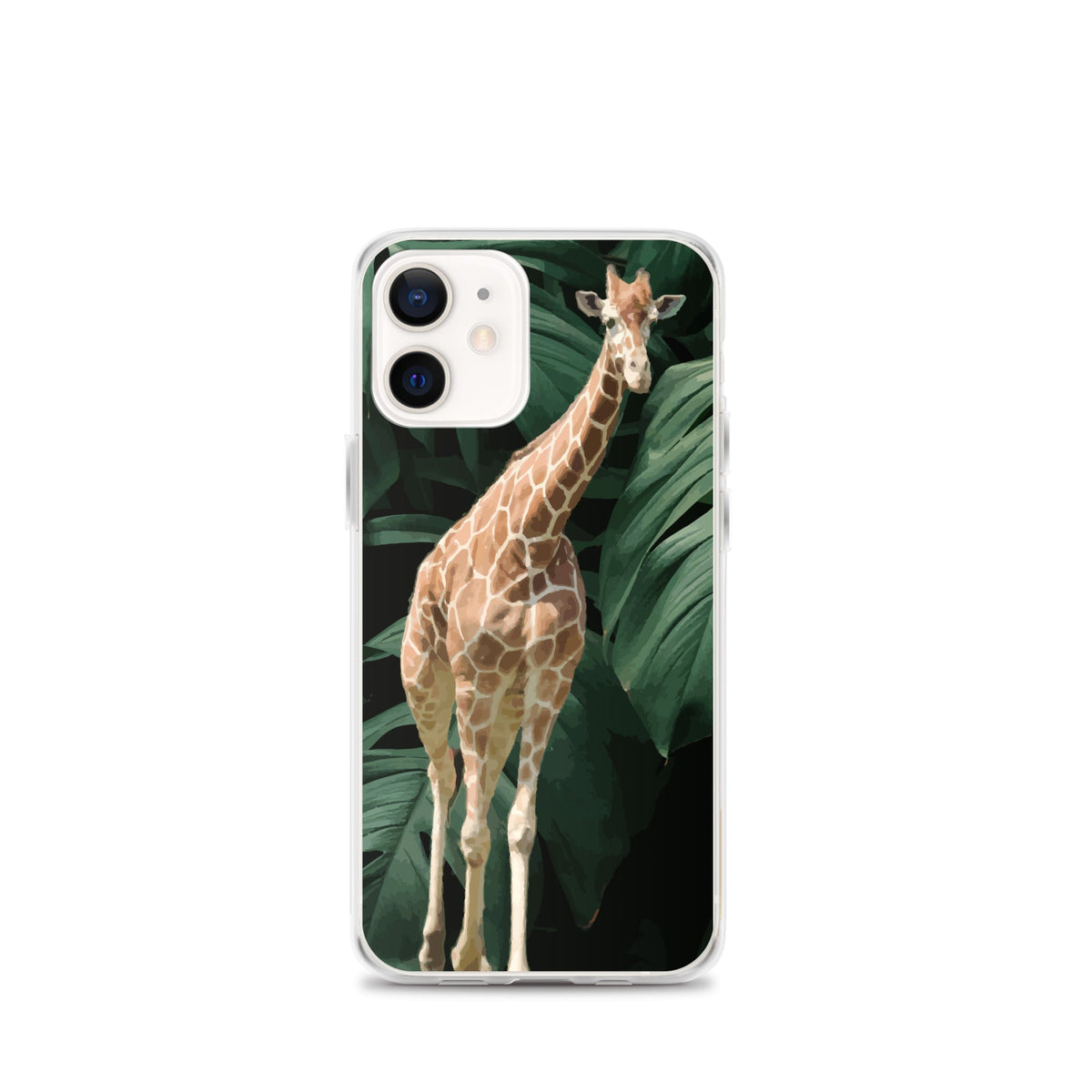 Tall Giraffe on Greenery Clear Case for iPhone®