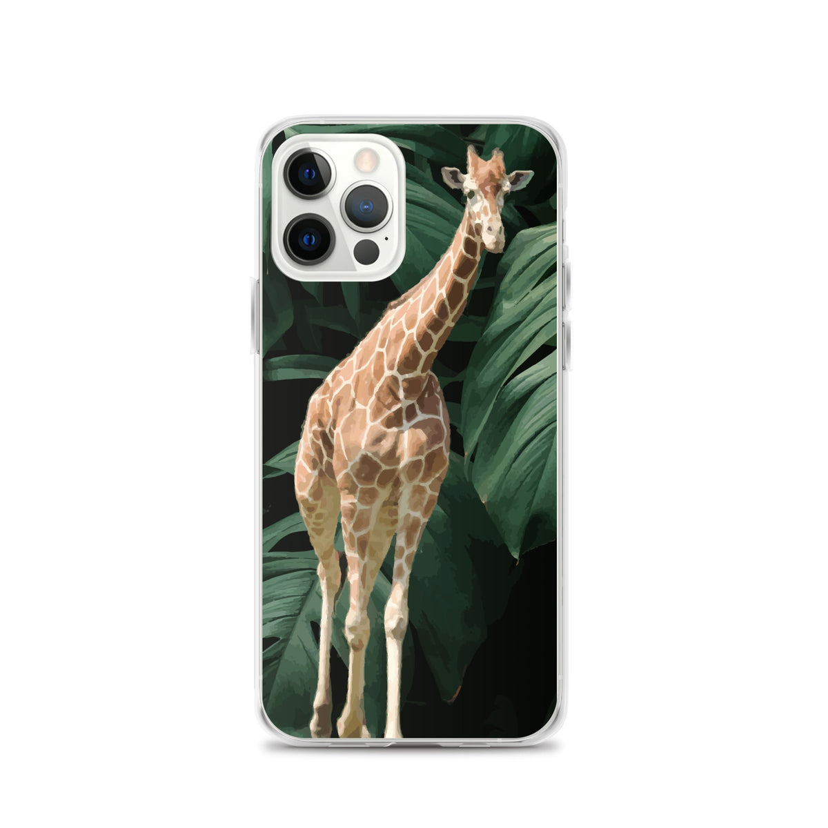 Tall Giraffe on Greenery Clear Case for iPhone®