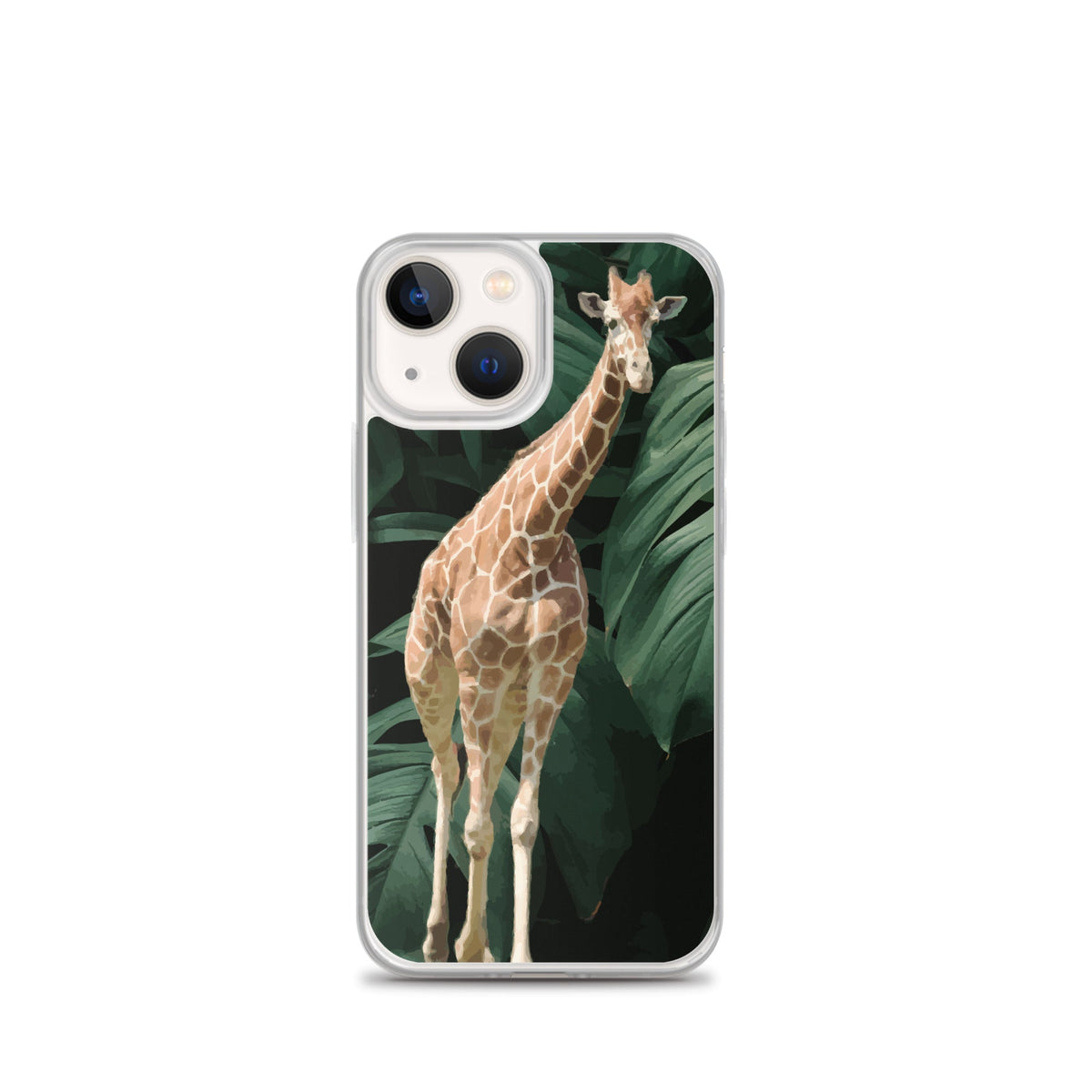 Tall Giraffe on Greenery Clear Case for iPhone®