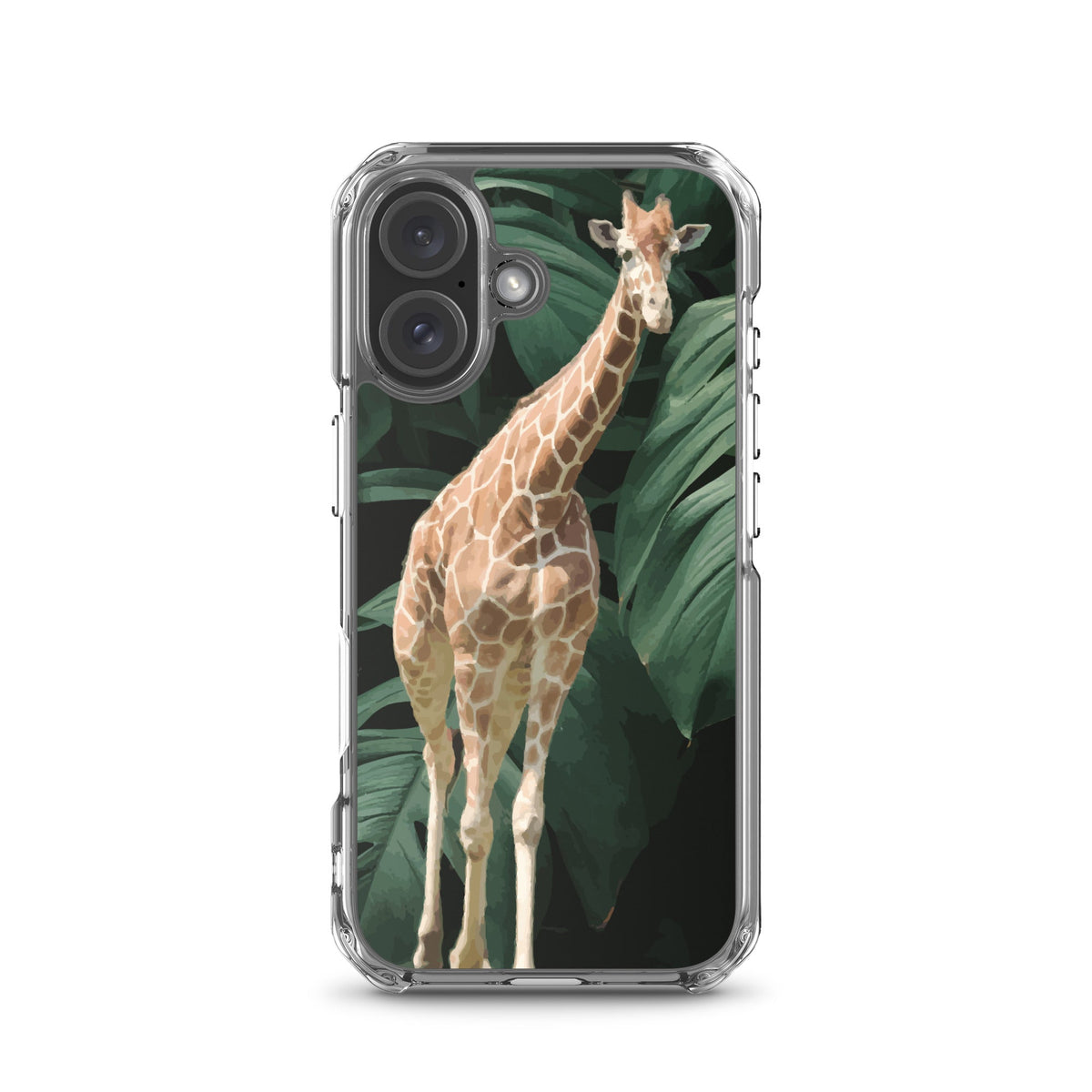 Tall Giraffe on Greenery Clear Case for iPhone®