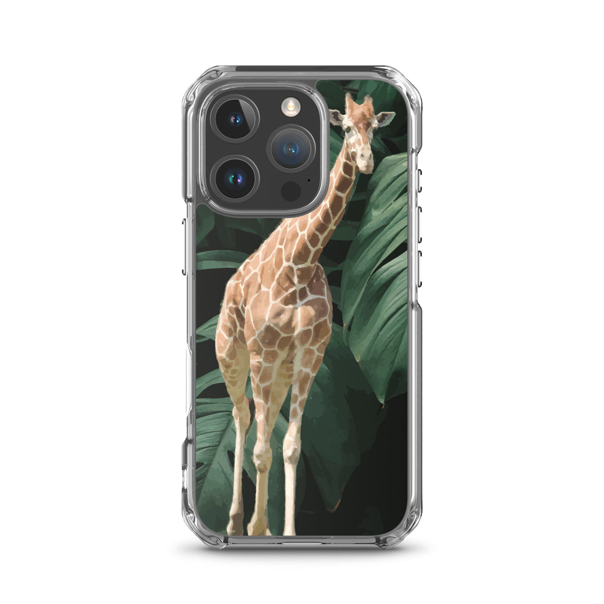 Tall Giraffe on Greenery Clear Case for iPhone®